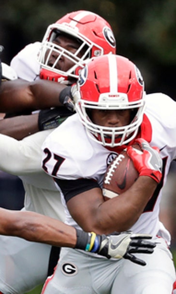No. 2 Georgia thriving on deep running game led by Chubb